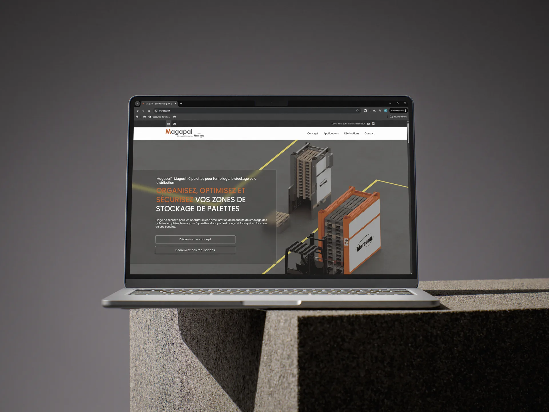 Création de site web industriel